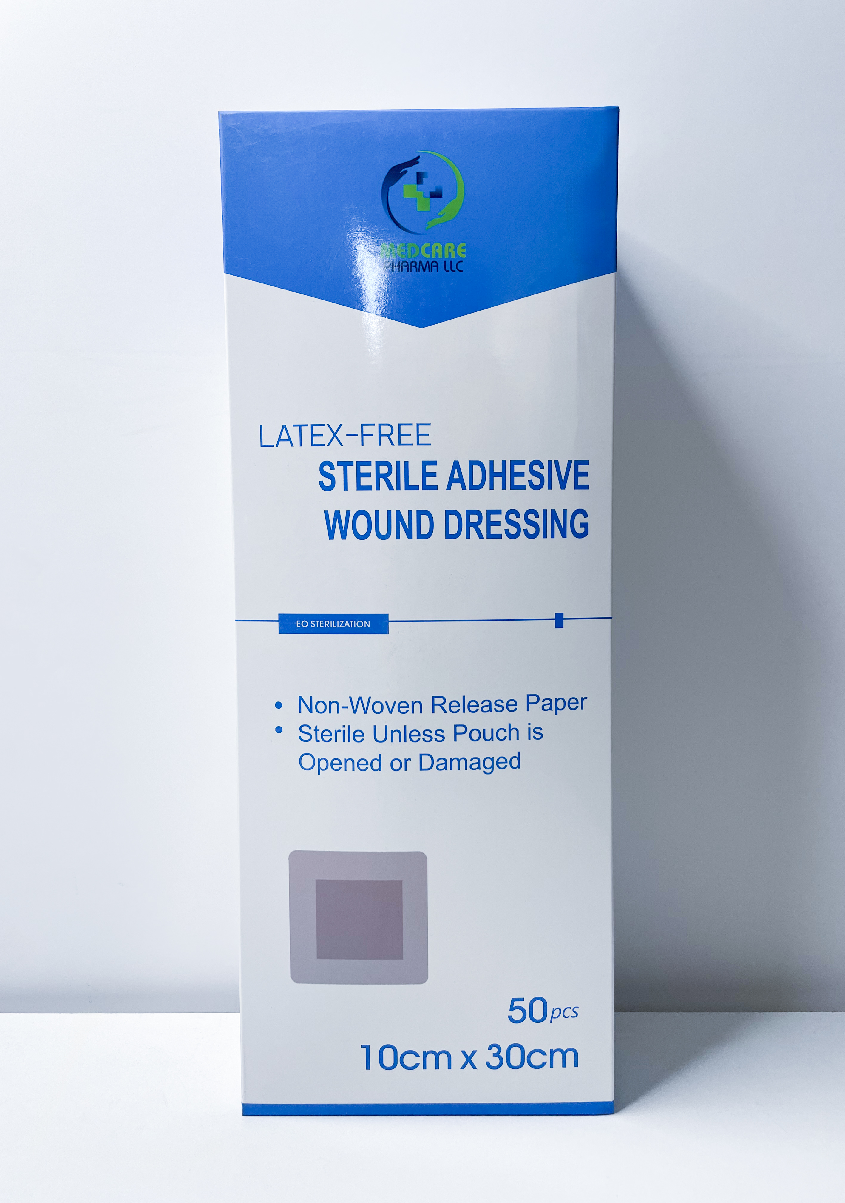 Sterile Adhesive Wound Dressing 10cm × 30cm