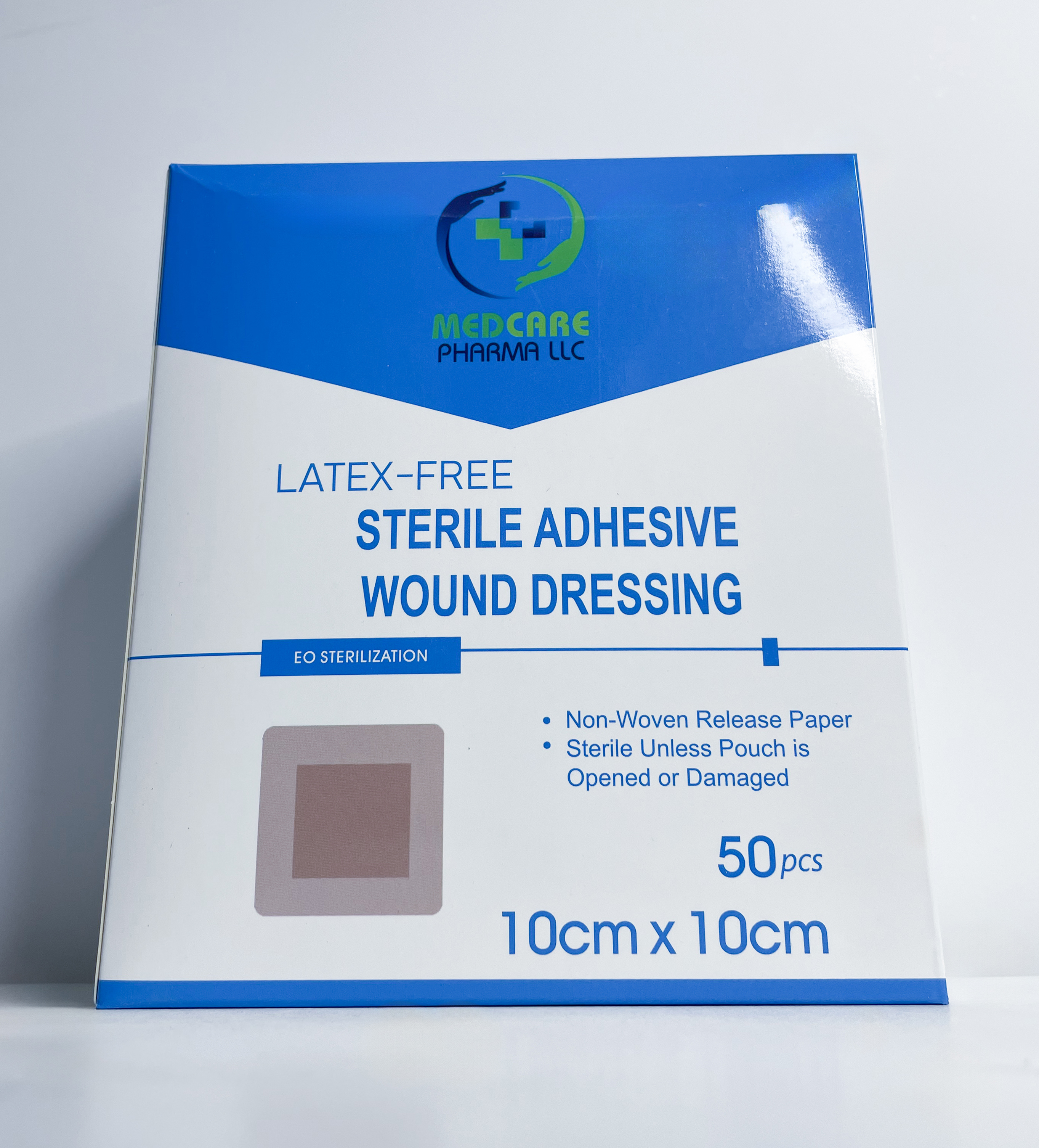 Sterile Adhesive Wound Dressing 10cm × 10cm